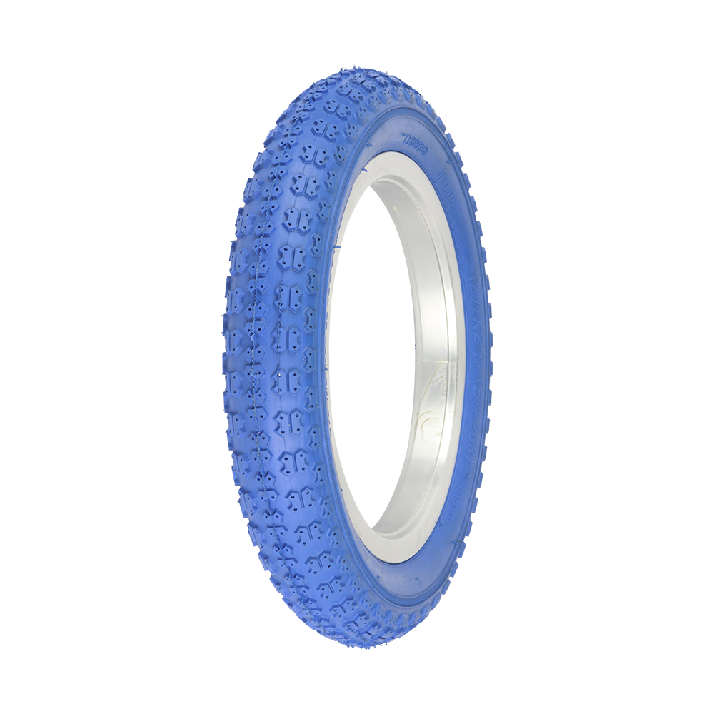Tire 12-1/2" x 2-1/4" P-104A Blue/Blue Sidewall