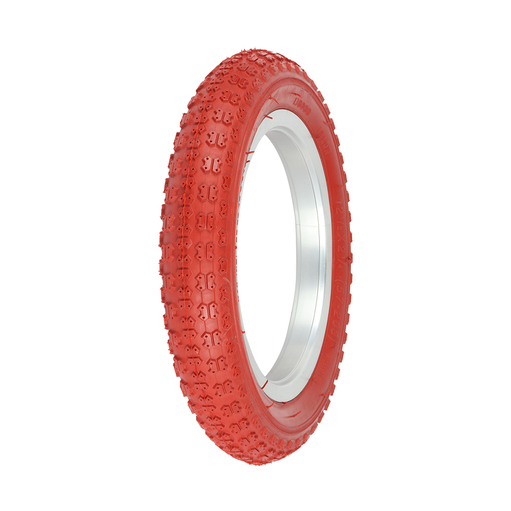 [705123] Tire 12-1/2" x 2-1/4" P-104A Red/Red Sidewall