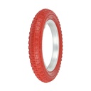 Tire 12-1/2" x 2-1/4" P-104A Red/Red Sidewall