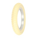 Tire 12-1/2" x 2-1/4" P-104A Cream/Cream Sidewall