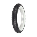 Tire 12-1/2" x 2-1/4" P-104A Black/White Sidewall