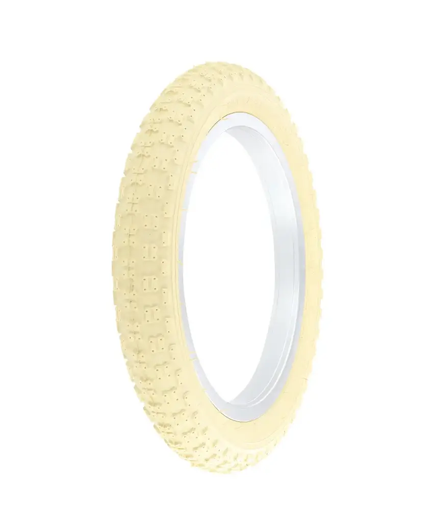 Tire 14" x 2.125" P-104A Cream/Cream Sidewall