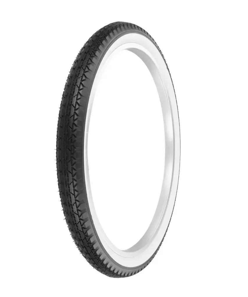 Tire 24" x 2.125" P-123A Black/White Sidewall