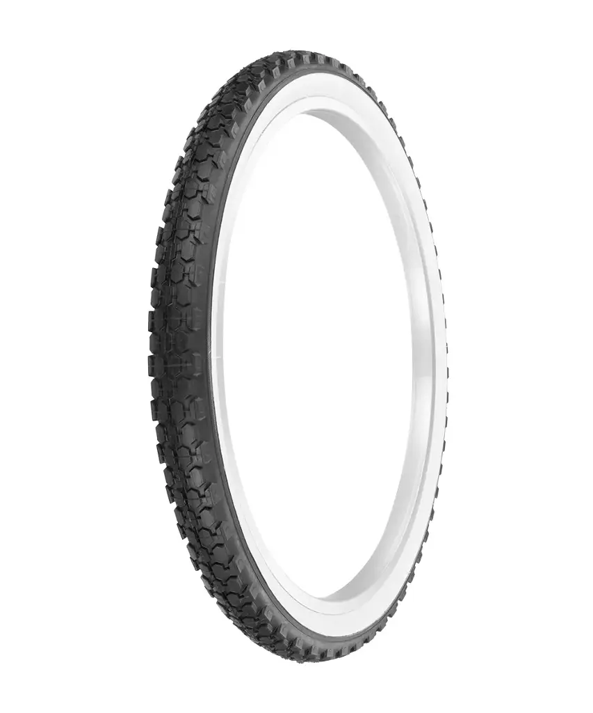 [720376] Tire 24" x 2.125" P-1075A Black/White Sidewall
