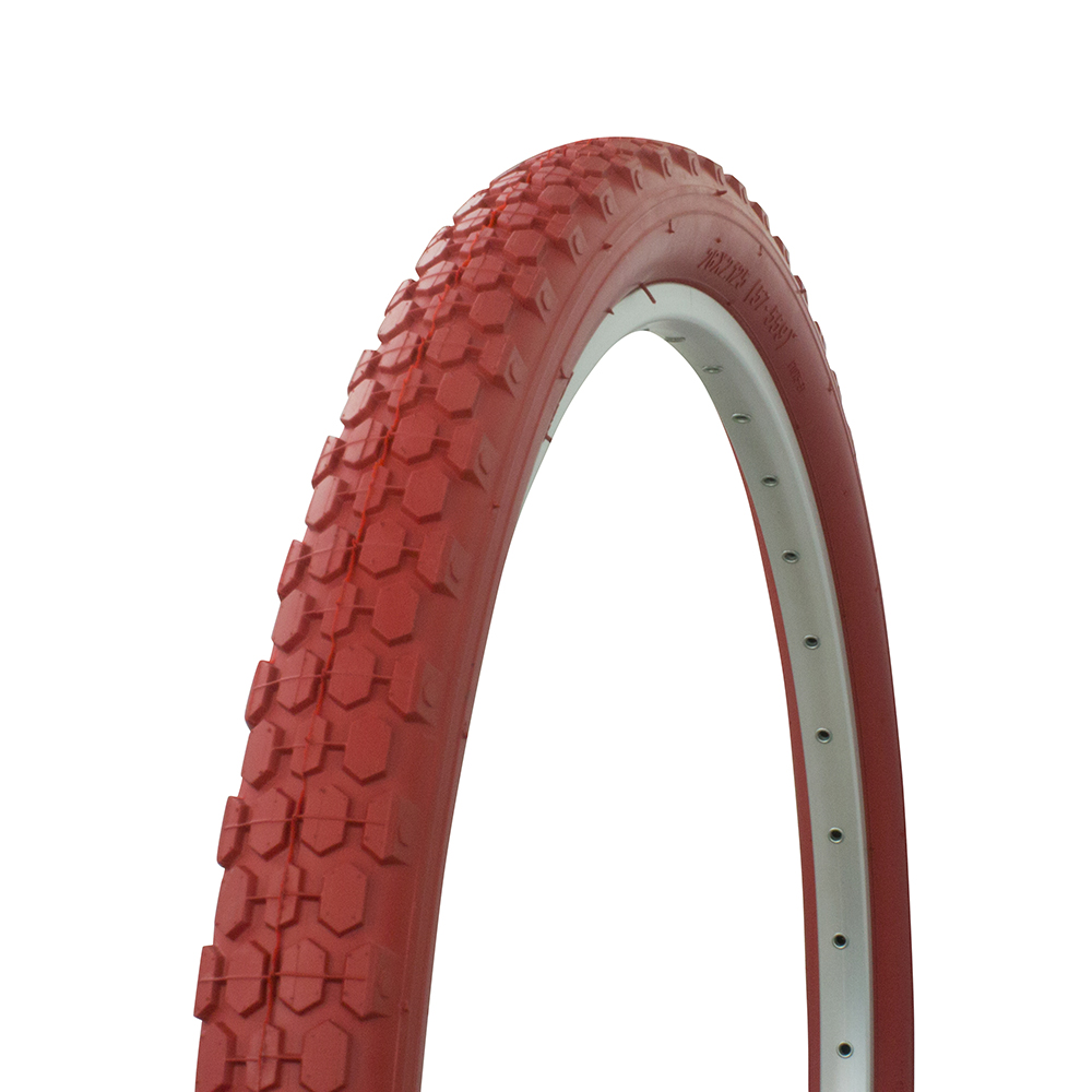 Tire 26" x 2.125" P-1075A Red/Red Sidewall