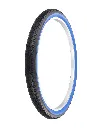 Tire 26" x 2.125" P-123A Black/Blue Sidewall