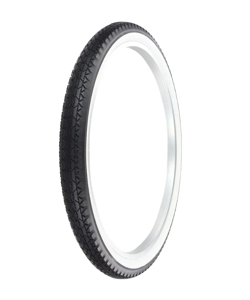 Tire 26" x 2.125" P-123A Black/White Sidewall