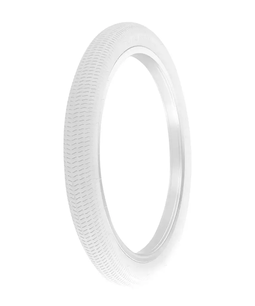 Tire 18" x 1.95" P-1208 White/White Sidewall