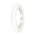 Tire 12-1/2" x 2-1/4" P-104A White/White Sidewall