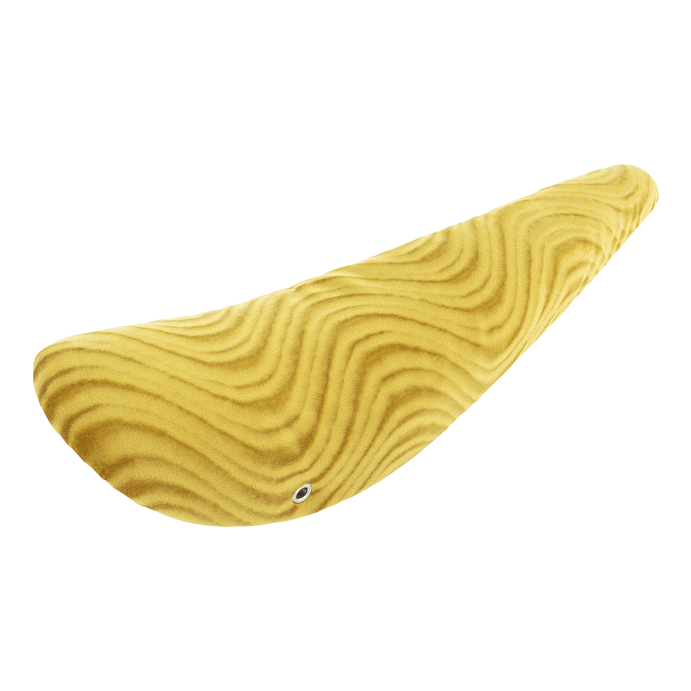 [645270] 20" Banana Saddle Velour Swirl Gold