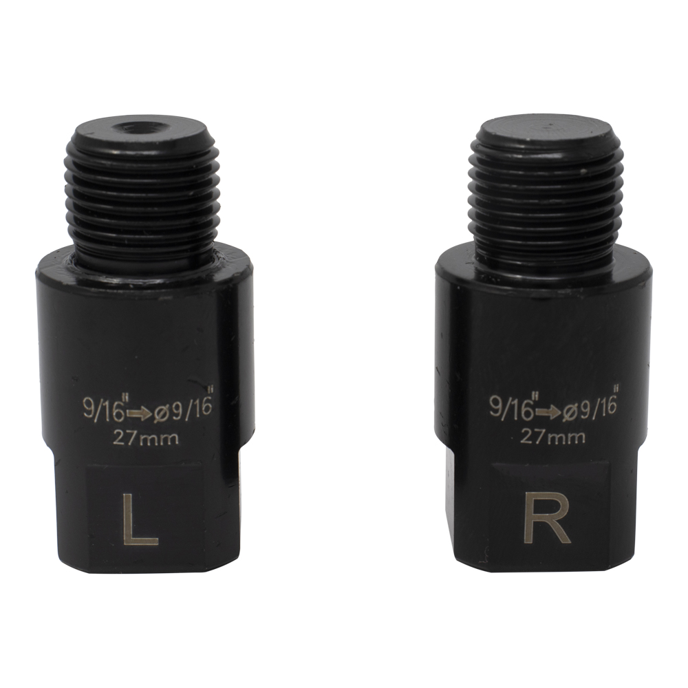 [638916] Pedal Extenders 9/16" 27mm Black