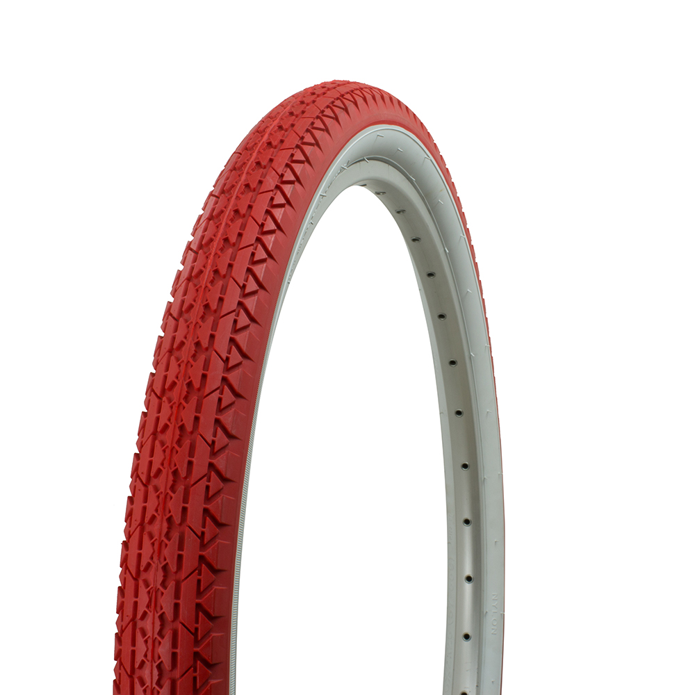 Tire 26" x 2.125" P-123A Red/White Sidewall