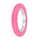 Tire 12-1/2" x 2-1/4" P-104A Pink/Pink Sidewall
